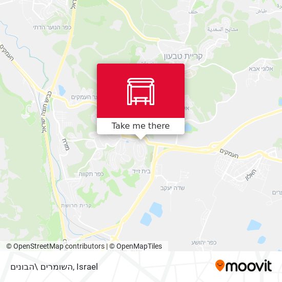 השומרים \הבונים map