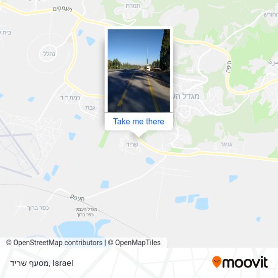 Карта מסעף שריד