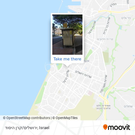 ירושלים/קרן היסוד map
