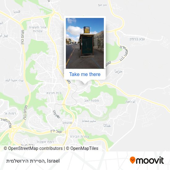 הסיירת הירושלמית map