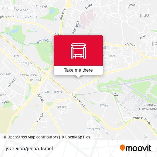 הרימון/מבוא הגפן map
