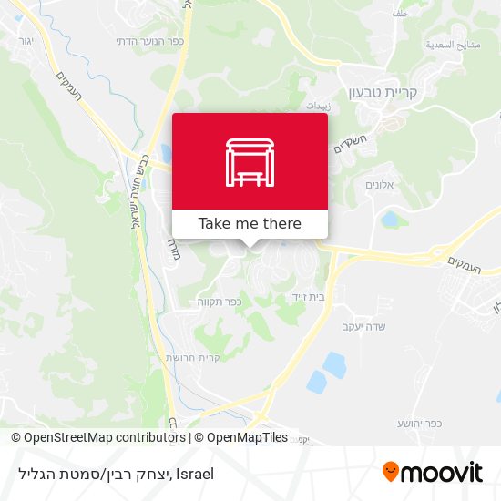 Карта יצחק רבין/סמטת הגליל