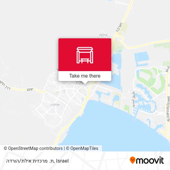 Карта ת. מרכזית אילת/הורדה