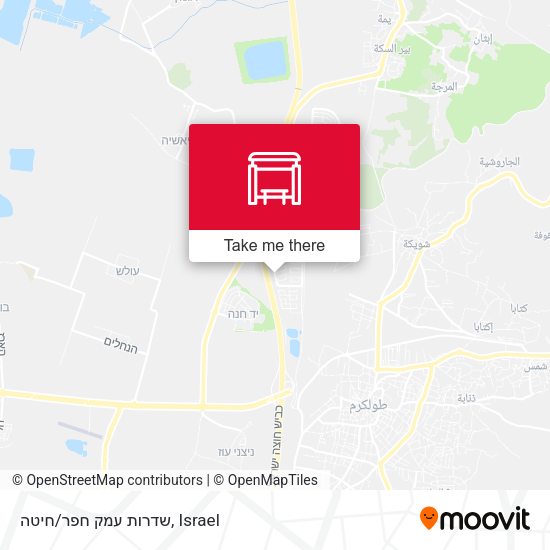 שדרות עמק חפר/חיטה map