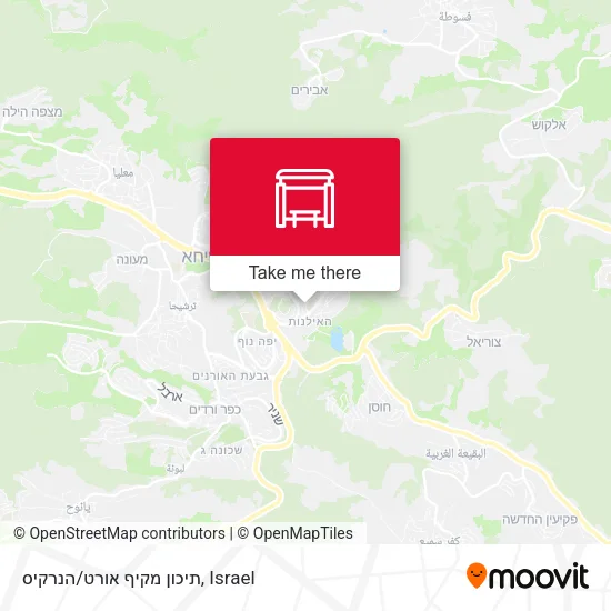 Карта תיכון מקיף אורט/הנרקיס