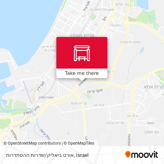 Карта אורט ביאליק/שדרות ההסתדרות