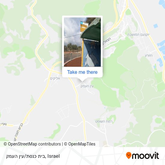 בית כנסת/עין העמק map