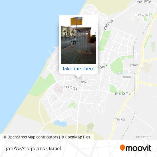 יצחק בן צבי/אלי כהן map