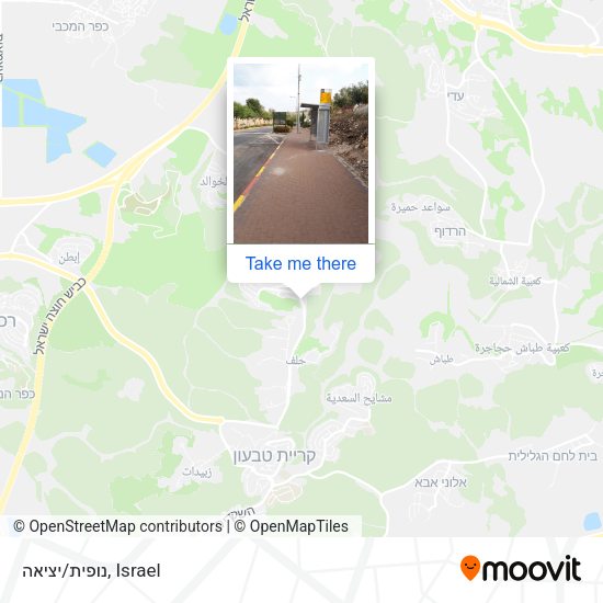 נופית/יציאה map