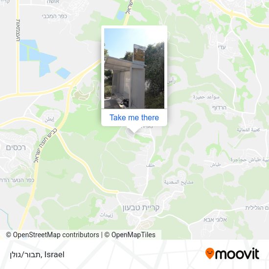תבור/גולן map