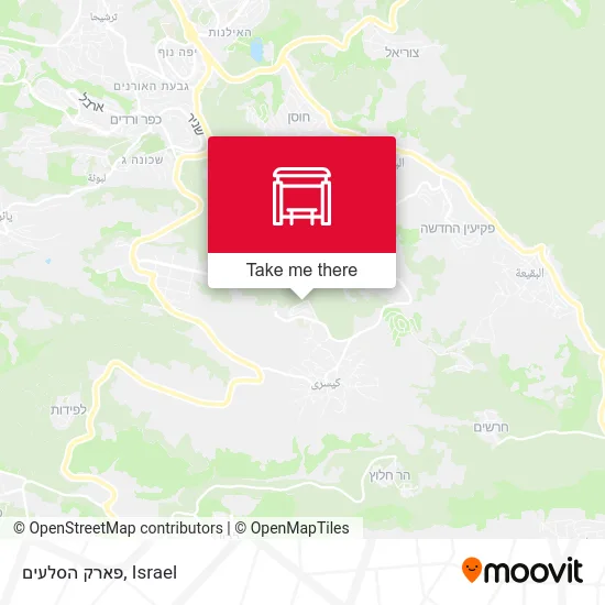 Карта פארק הסלעים