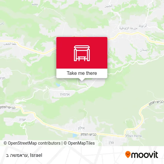 Карта עראמשה ב