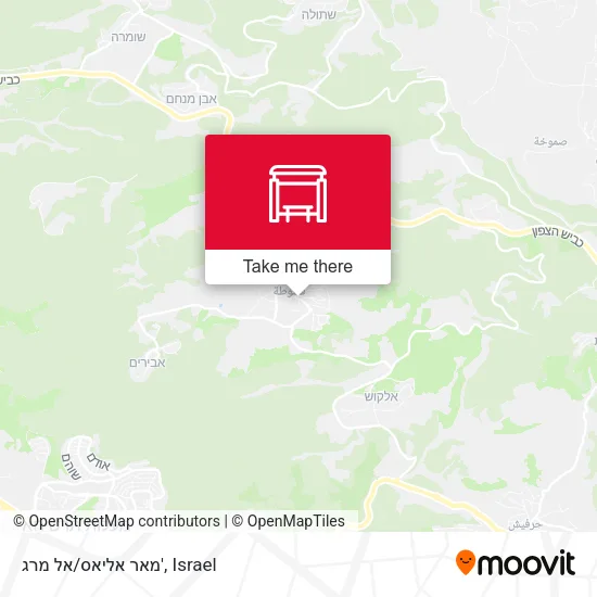 Карта מאר אליאס/אל מרג'