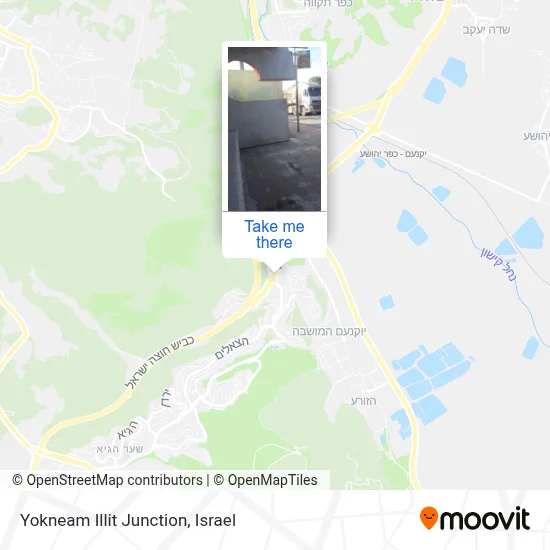 Yokneam Illit Junction map