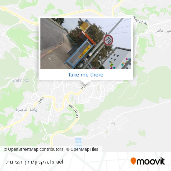 הקניון/דרך הציונות map