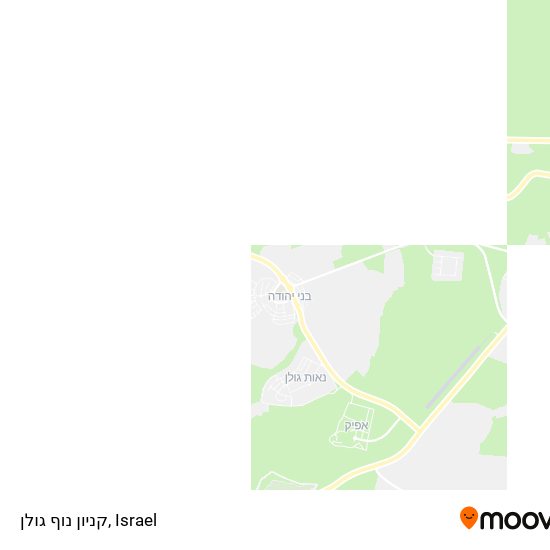 קניון נוף גולן map