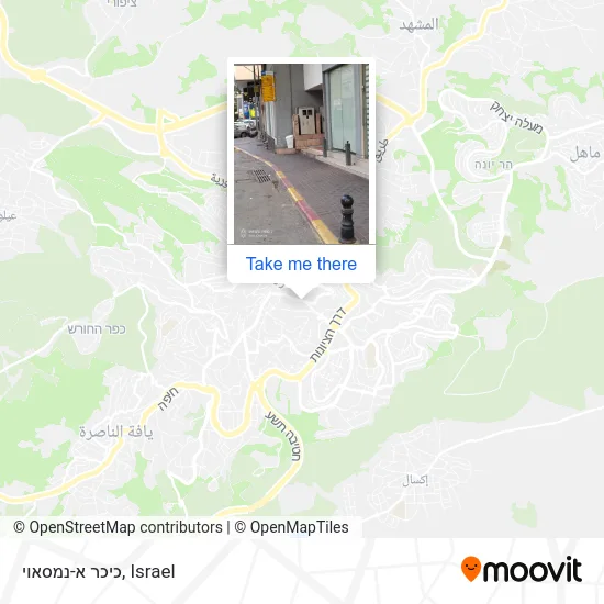 Карта כיכר א-נמסאוי