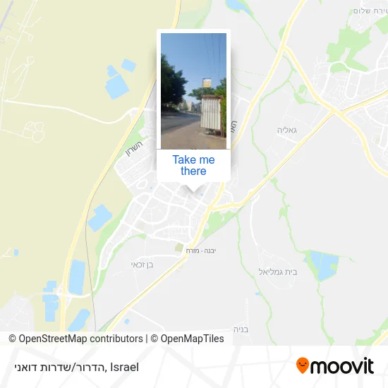 Карта הדרור/שדרות דואני