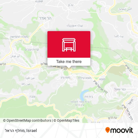 מחלף הראל map