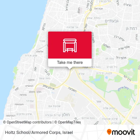 Holtz School/Armored Corps map