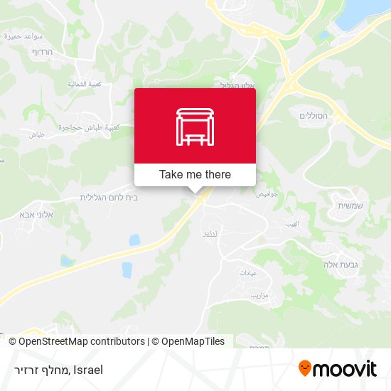 מחלף זרזיר map