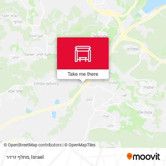 Карта מחלף זרזיר