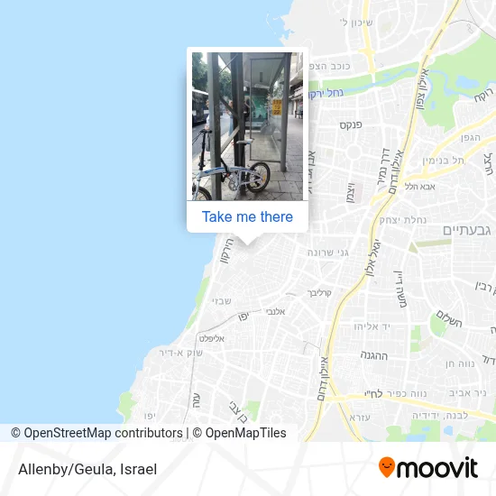 Allenby/Geula map