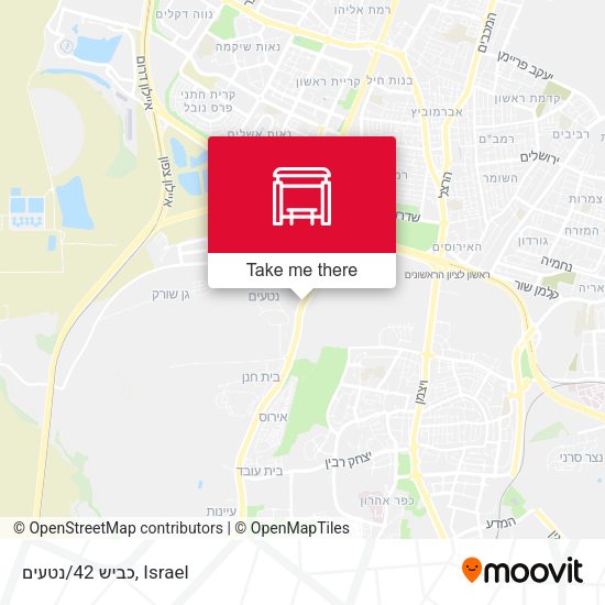 כביש 42/נטעים map