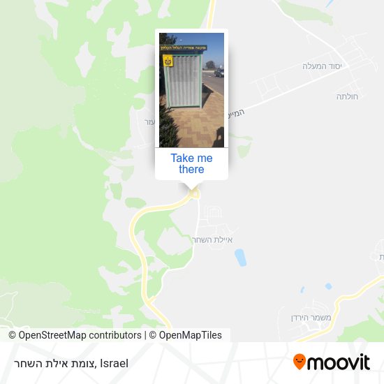 צומת אילת השחר map