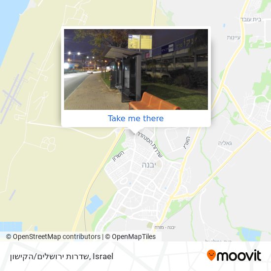 Карта שדרות ירושלים/הקישון