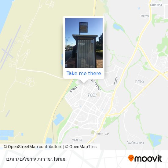 Карта שדרות ירושלים/רותם