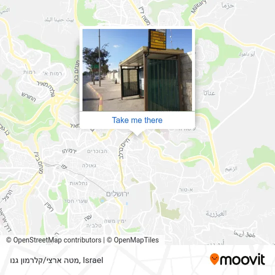 Карта מטה ארצי/קלרמון גנו