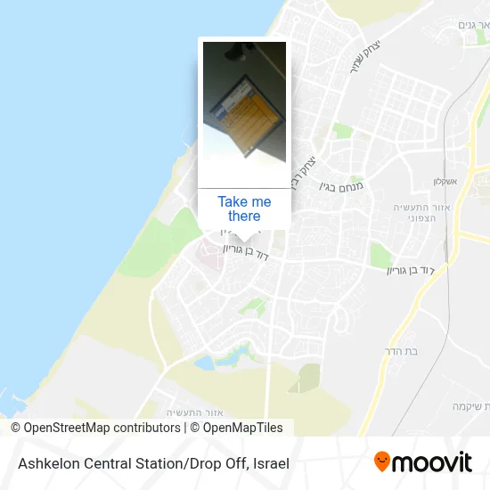 Ashkelon Central Station / Drop Off map