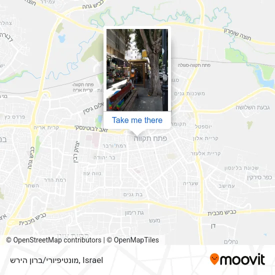 Карта מונטיפיורי/ברון הירש