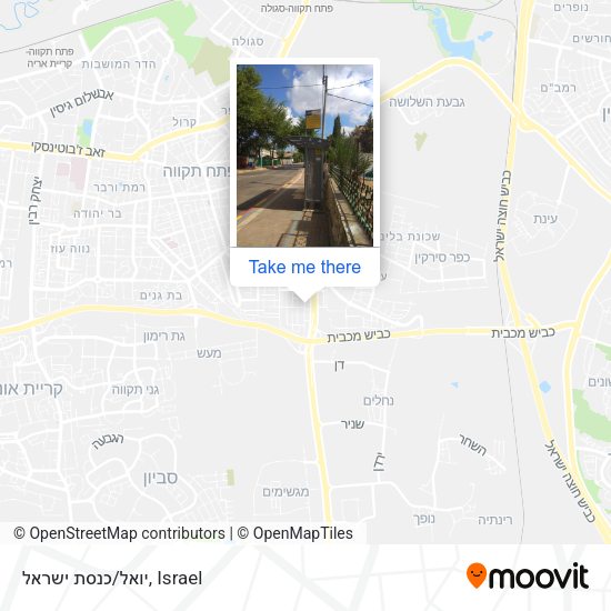 יואל/כנסת ישראל map