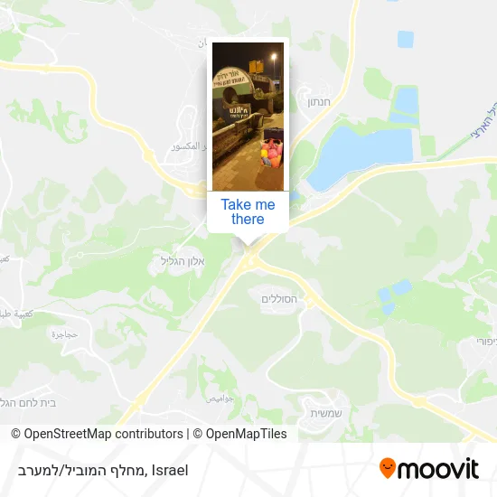 Карта מחלף המוביל/למערב