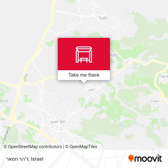 Карта ד'הר חמאר