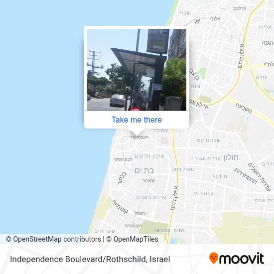 Independence Boulevard / Rothschild map