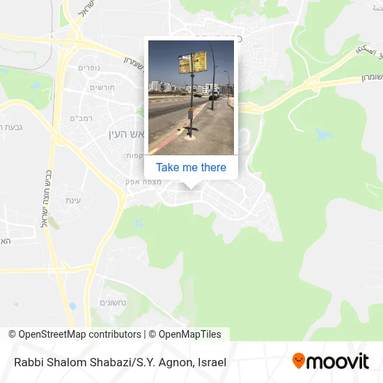 Rabbi Shalom Shabazi / S.Y. Agnon map
