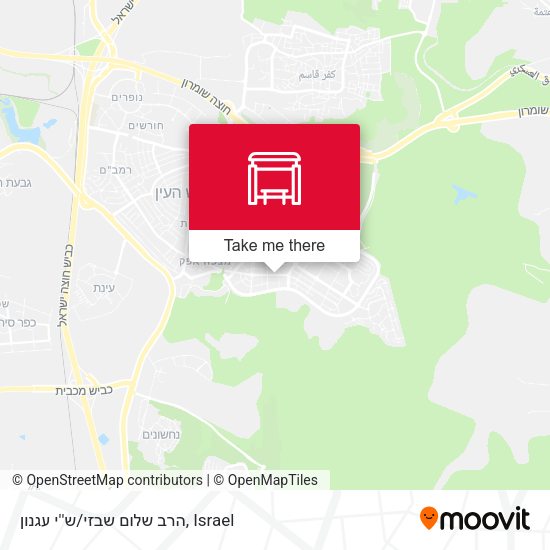 הרב שלום שבזי/ש''י עגנון map