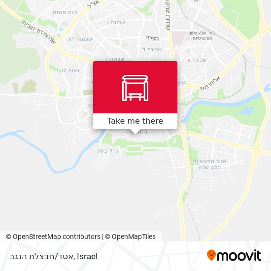 Карта אטד/חבצלת הנגב