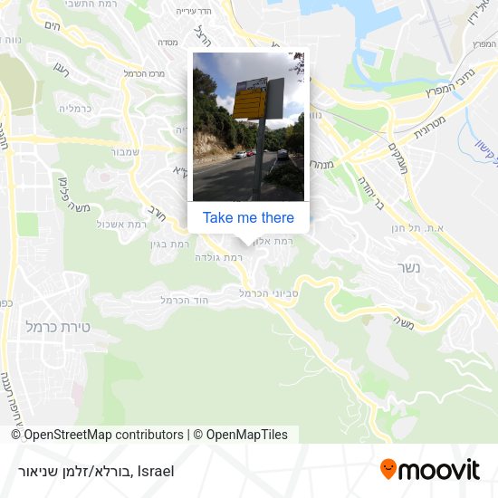 בורלא/זלמן שניאור map