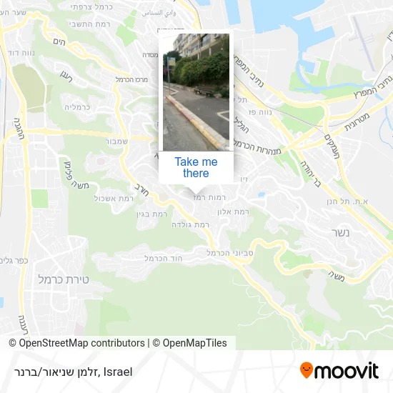 Карта זלמן שניאור/ברנר