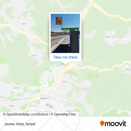 Карта צומת שמשון
