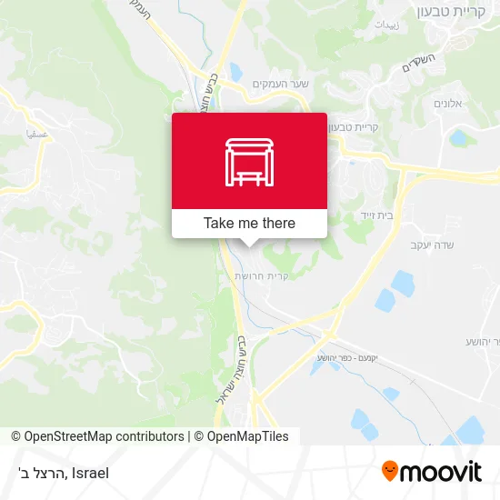 Карта 'הרצל ב