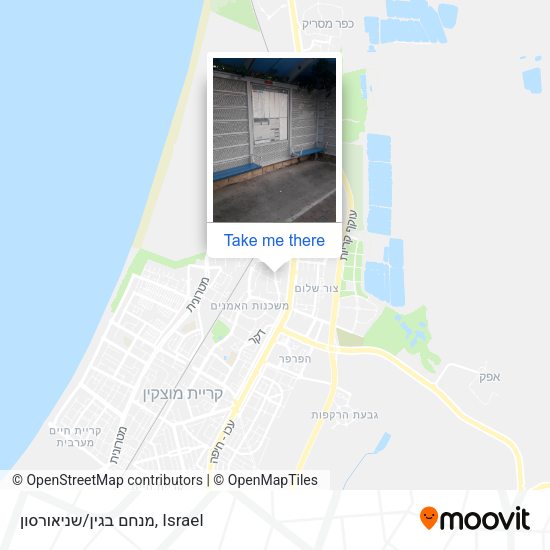 מנחם בגין/שניאורסון map
