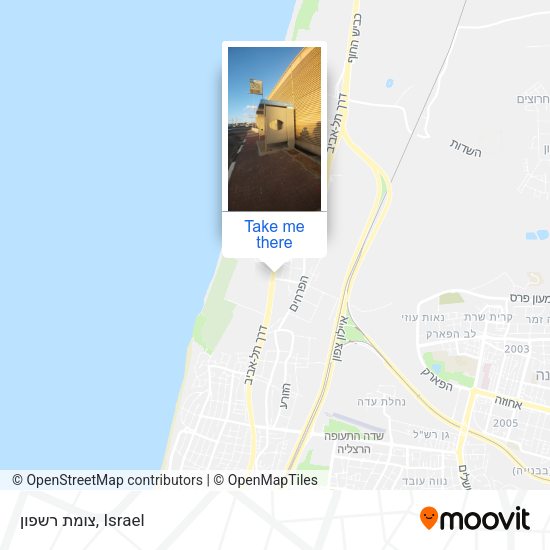 צומת רשפון map