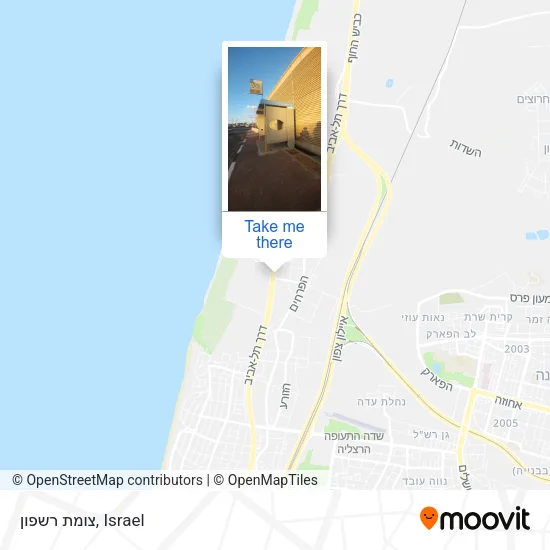 Карта צומת רשפון