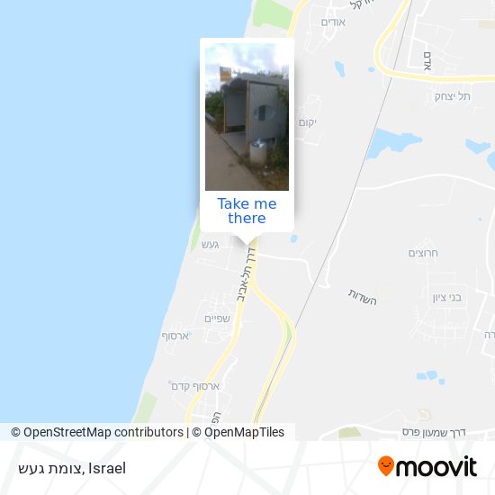 צומת געש map