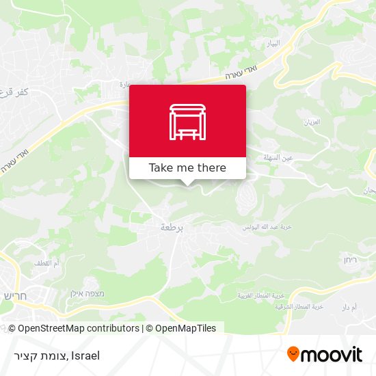 צומת קציר map